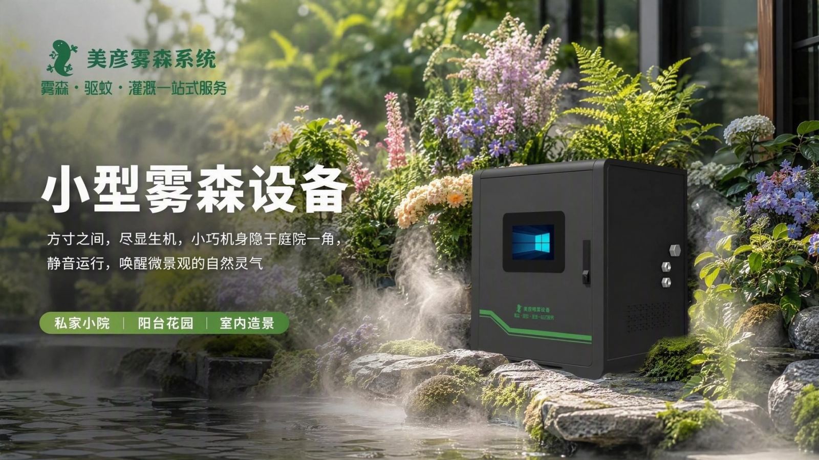 重庆沙坪坝花园庭院驱蚊系统